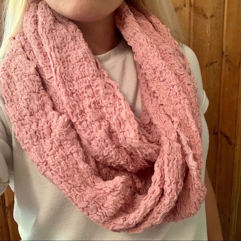 Pink Infinity Scarf